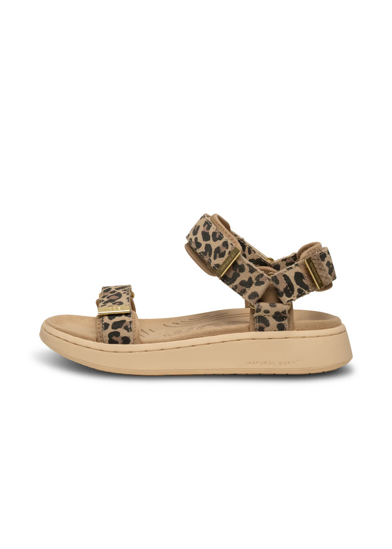 Woden Line Sandals - Leopard