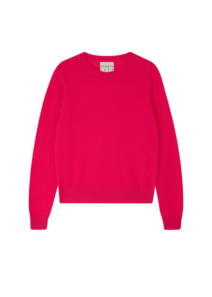 Jumper 1234 Cashmere Crew Neck - Watermelon Red