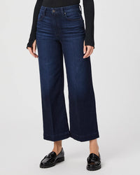 Paige Anessa Wide Leg Jeans - Starboard