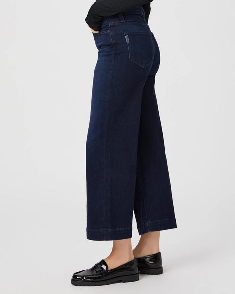 Paige Anessa Wide Leg Jeans - Starboard