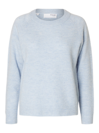 Selected Femme Lulu Jumper - Cashmere Blue