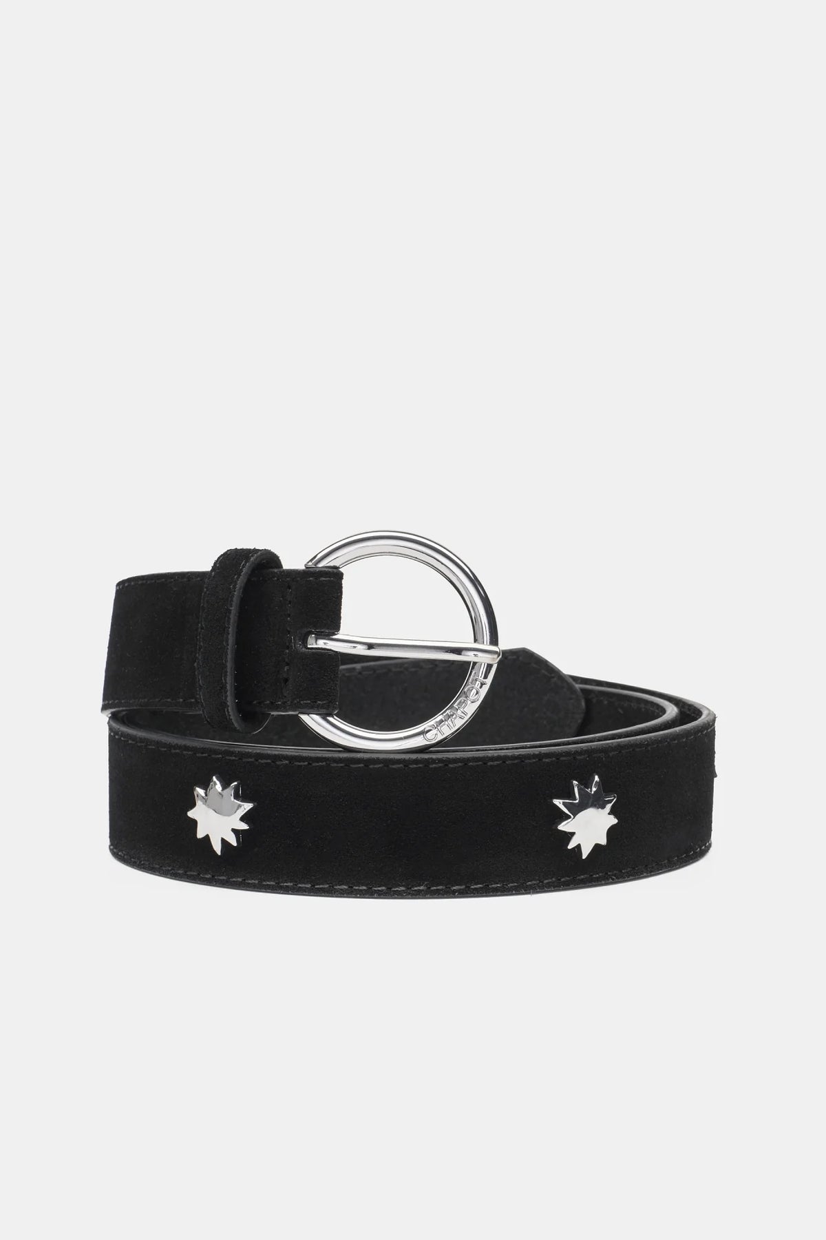 Fabienne Chapot Hammered Star Belt - Black