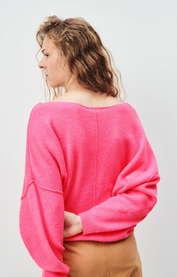 American Vintage Damsville Jumper - Neon Pink