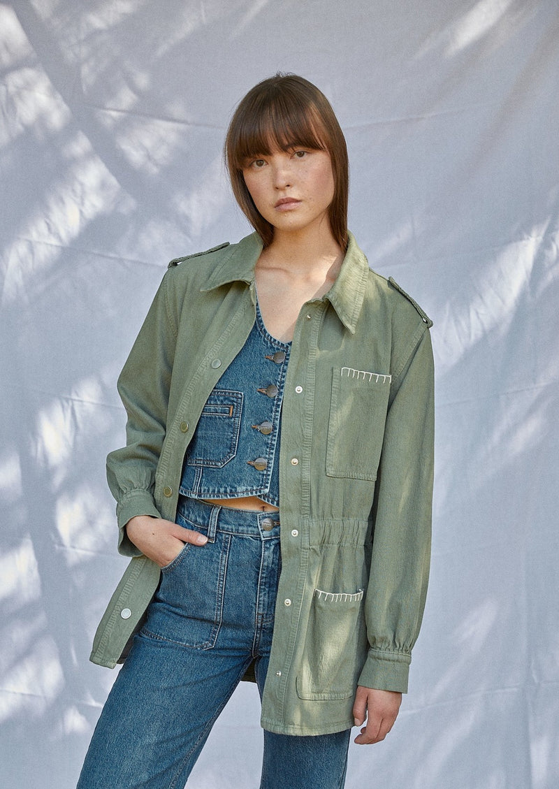 Seventy + Mochi Dani Jacket - Moss Green