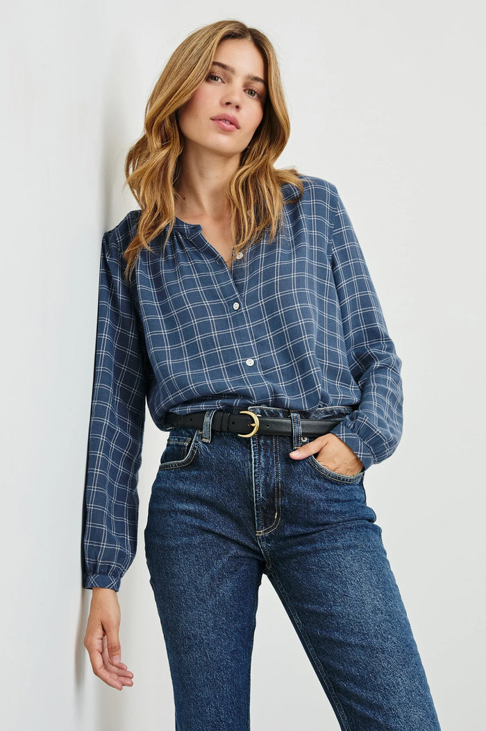 Rails Eloise Blouse - Indigo Plaid