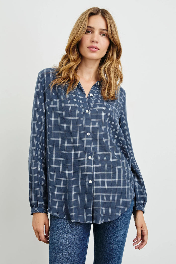 Rails Eloise Blouse - Indigo Plaid