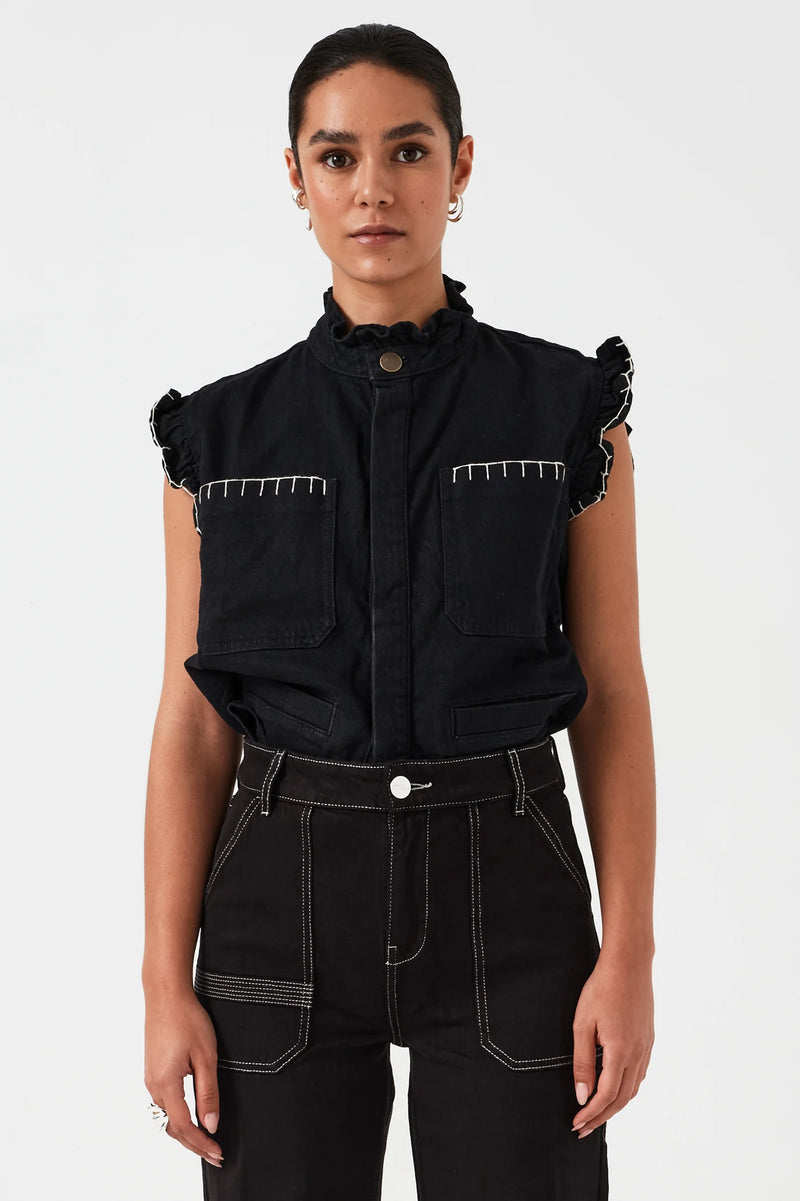 Seventy + Mochi Pablo Waistcoat - Black