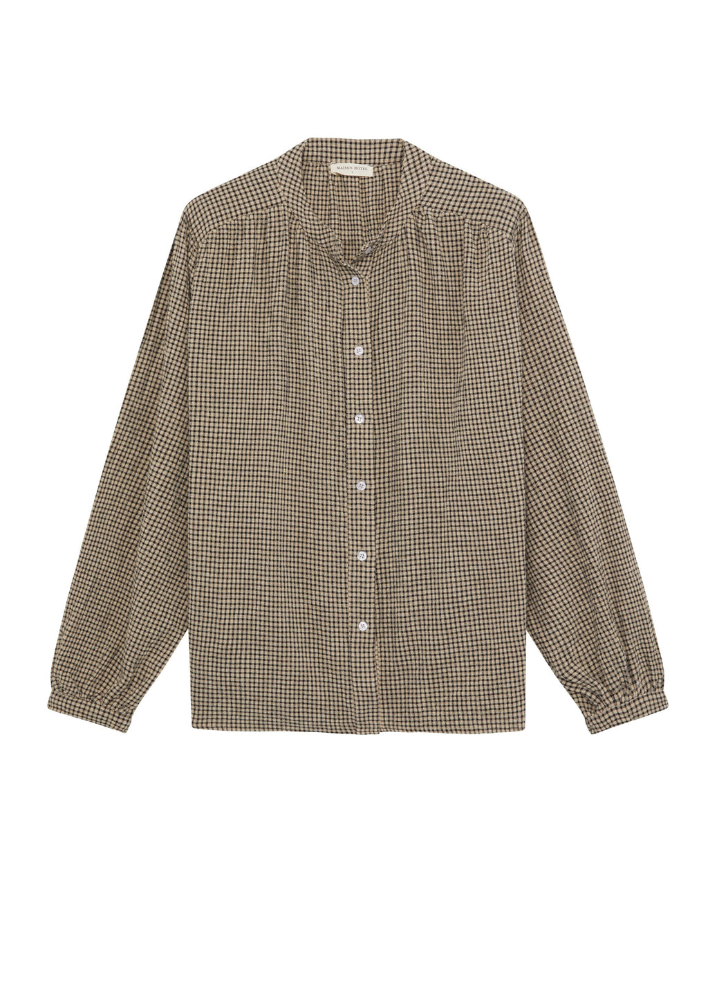 Maison Hotel Truffaut Blouse - Beige Carre – Heidi And Hudson