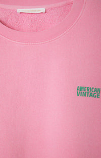 American Vintage Izubird Sweatshirt - Vintage Pink