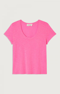 American Vintage Jacksonville T-Shirt - Pink Fluro