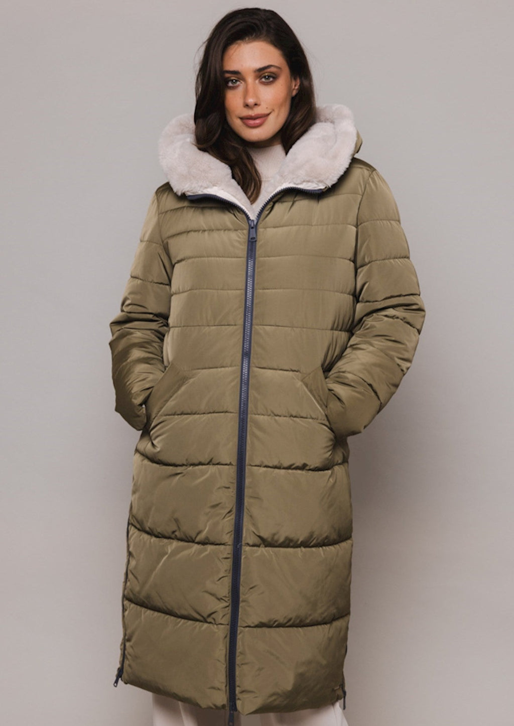 Rino & Pelle Keila Fur Hooded Coat - Ivy – Heidi And Hudson