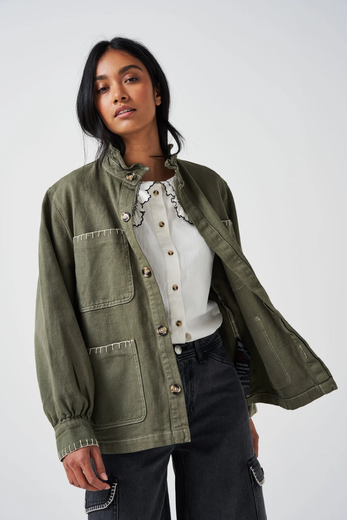 Seventy + Mochi Pablo Jacket - Khaki