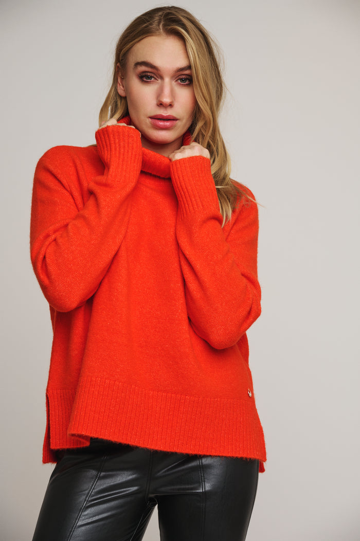 Rino & Pelle Nanke Turtleneck Jumper - Tango