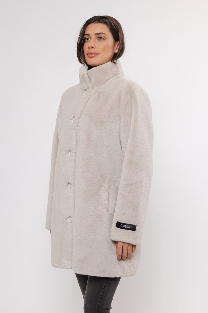 Rino & Pelle Nonna Coat - Birch