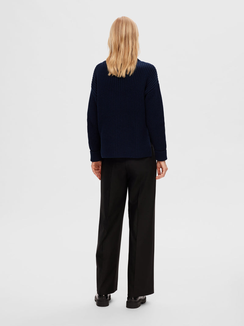 Selected Femme Selma Jumper - Dark Sapphire