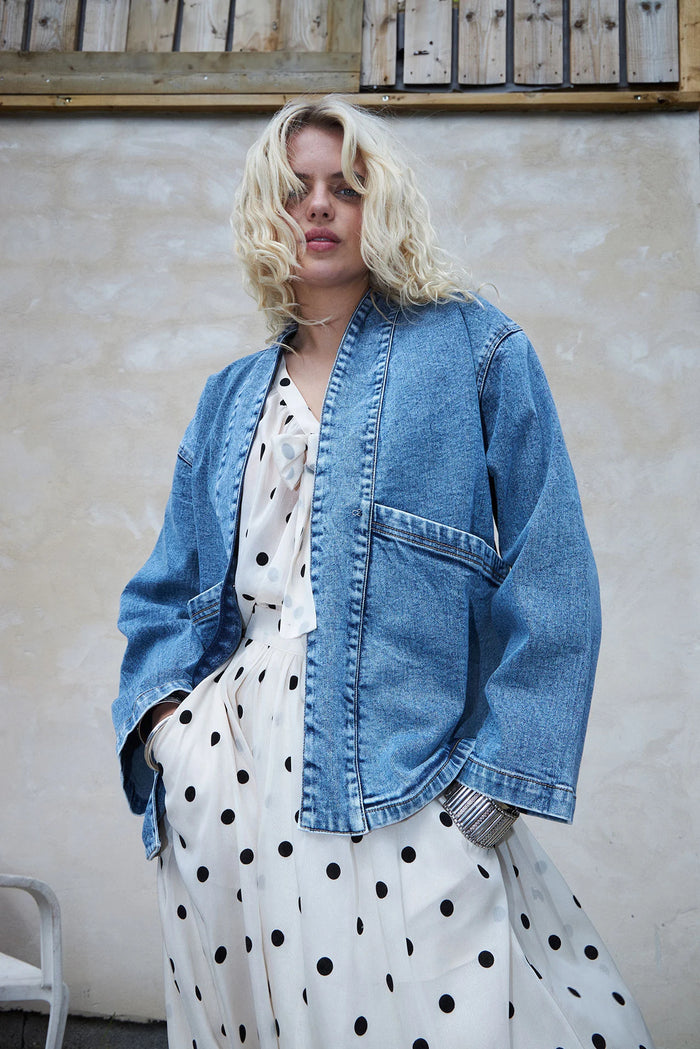 Lollys Laundry Rumi Jacket - Blue Denim