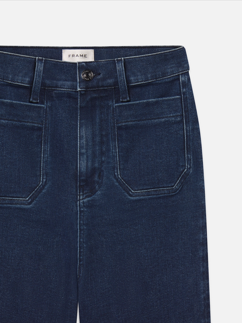 Frame Le Slim Palazzo Pocket Jeans - Loner