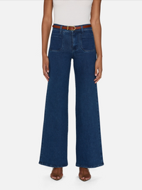 Frame Le Slim Palazzo Pocket Jeans - Loner