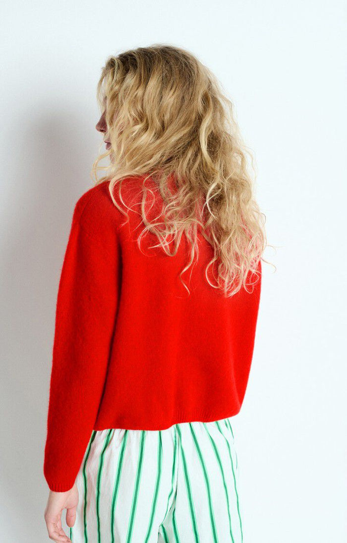 American Vintage Vitow Cardigan - Strawberry