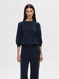 Selected Femme Tenny Sweatshirt - Navy