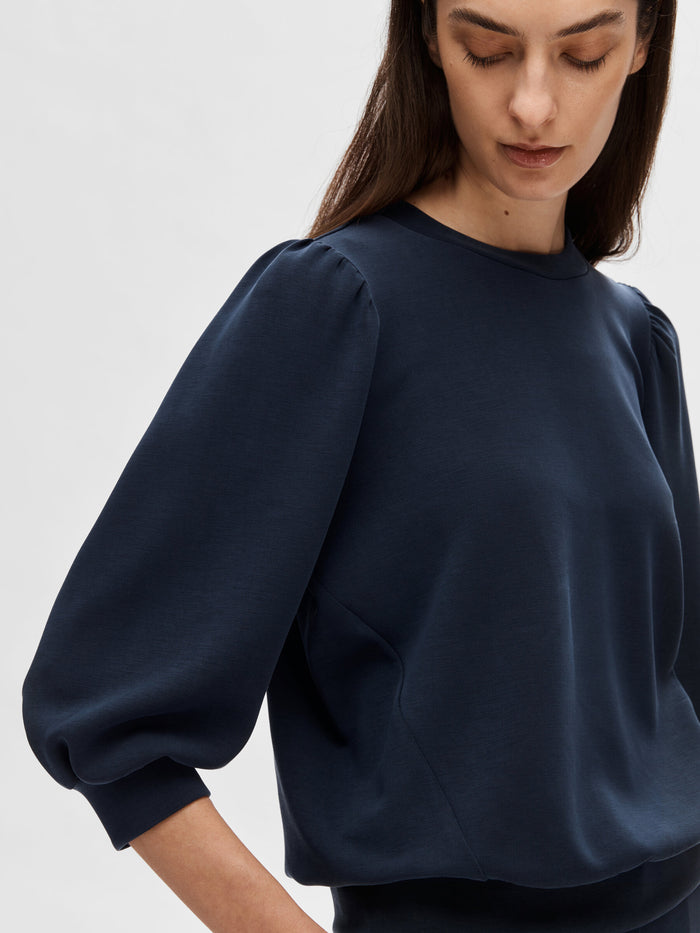 Selected Femme Tenny Sweatshirt - Navy