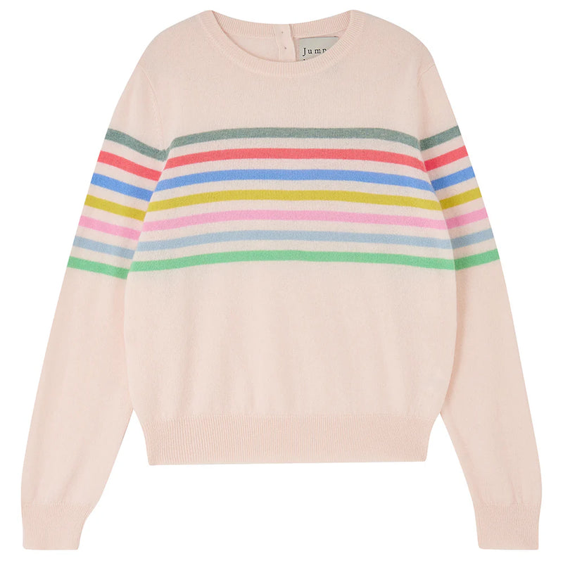 Jumper 1234 Rainbow Stripe Crew