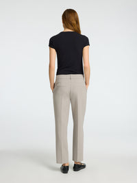 Selected Femme Rita Crop Trouser - Melange