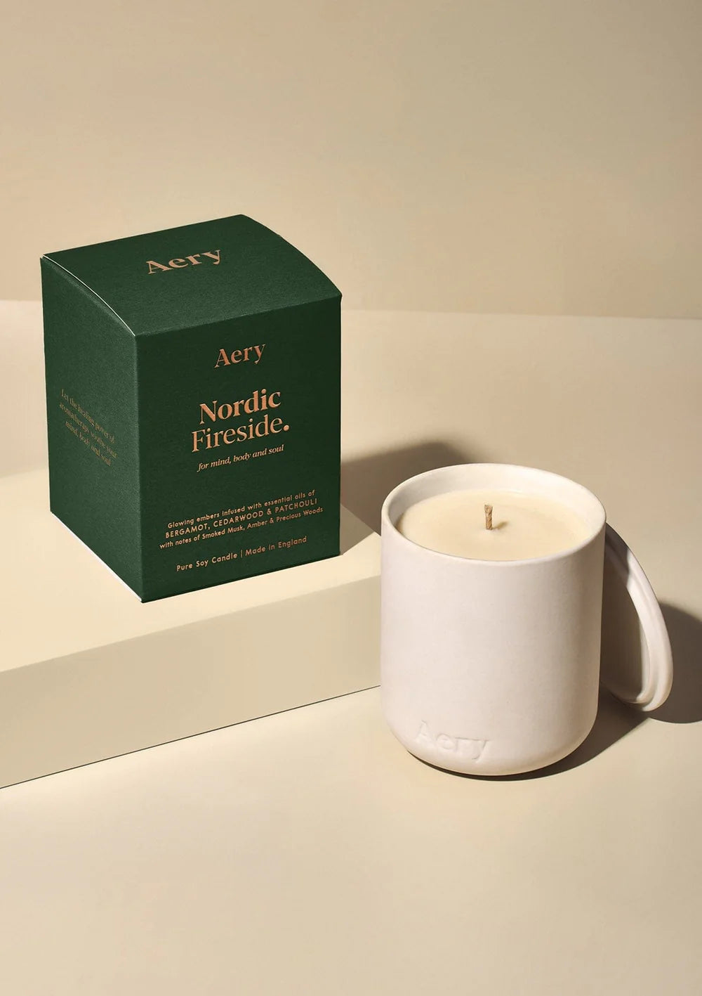 Aery Nordic Fireside Candle