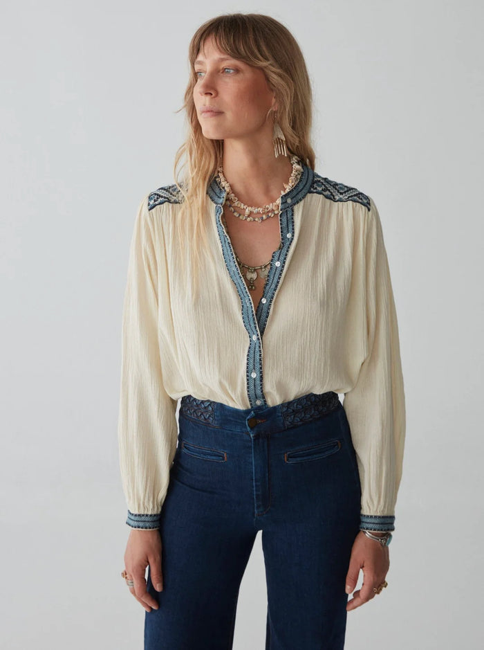 Maison Hotel Beth Blouse - Sapphire