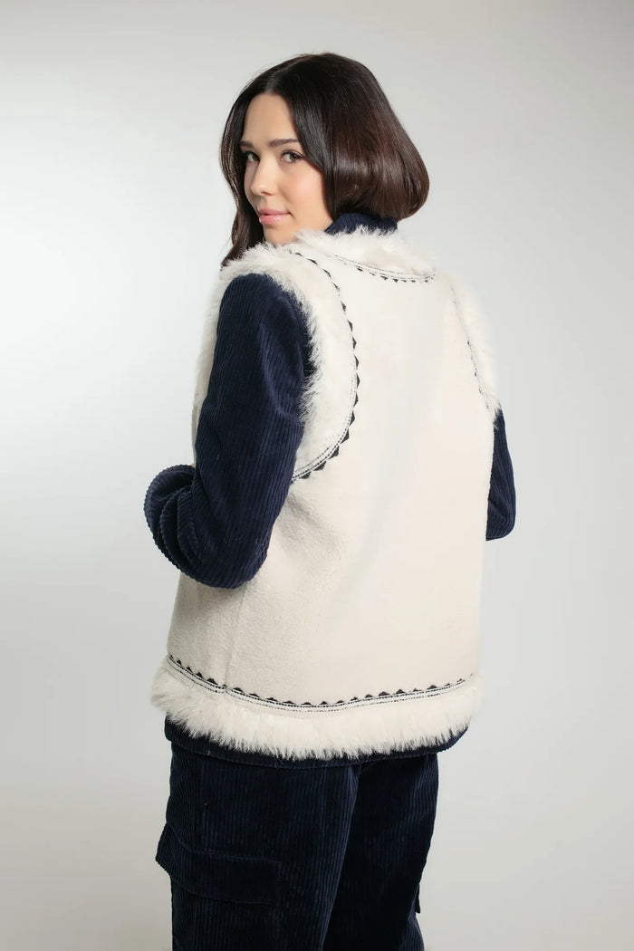 Nooki Dannika Gilet - Cream