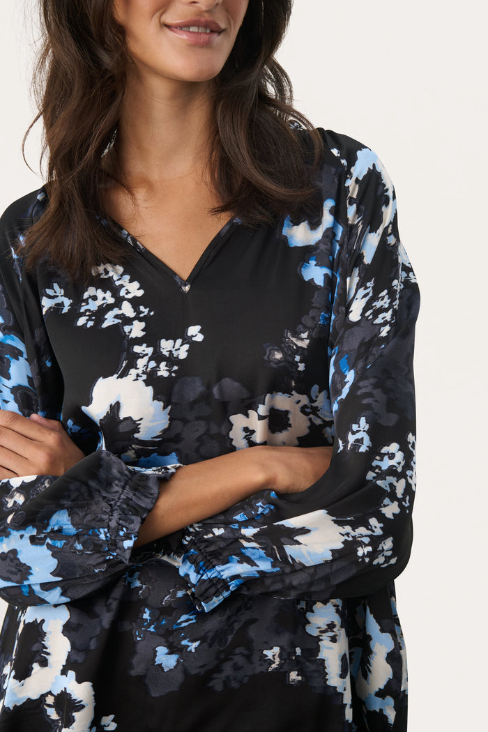 Part Two Elsia Blouse - Blurred Flower