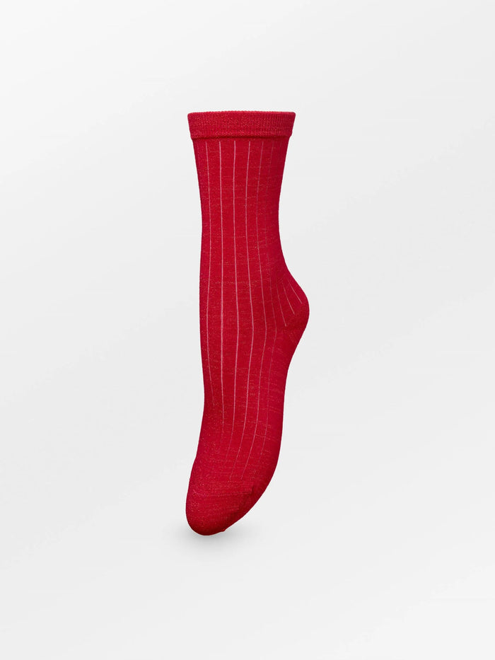 Becksöndergaard Glitter Socks - Red