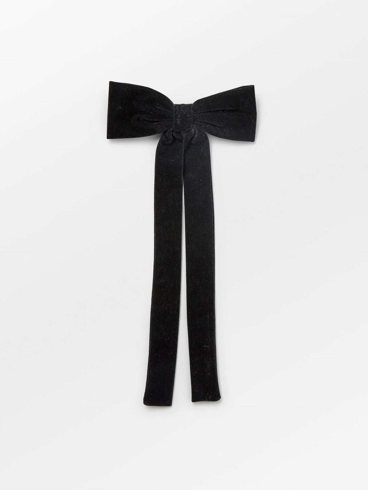 Becksöndergaard Velvet Bow Hair Clip - Black