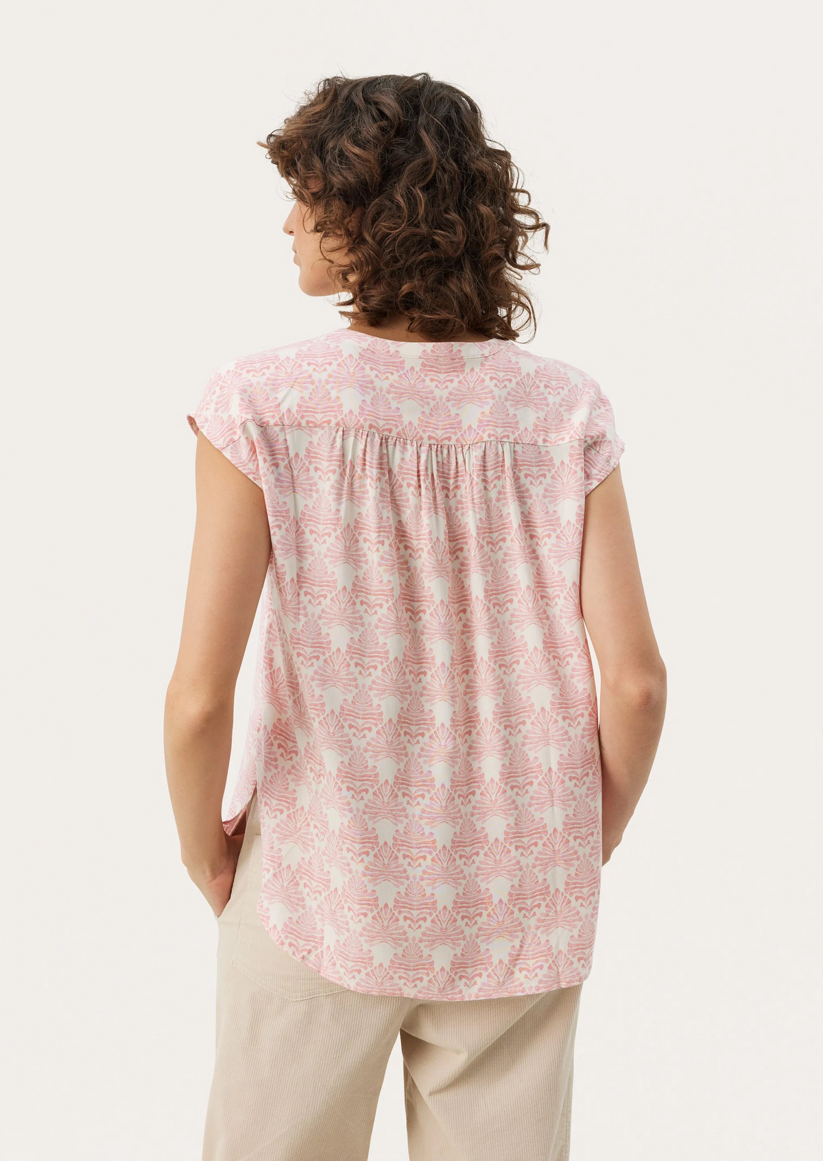 Part Two Bjarka Blouse - Rose Graphic Print