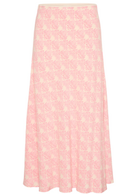 Part Two Rin Skirt - Rose Graphic Print