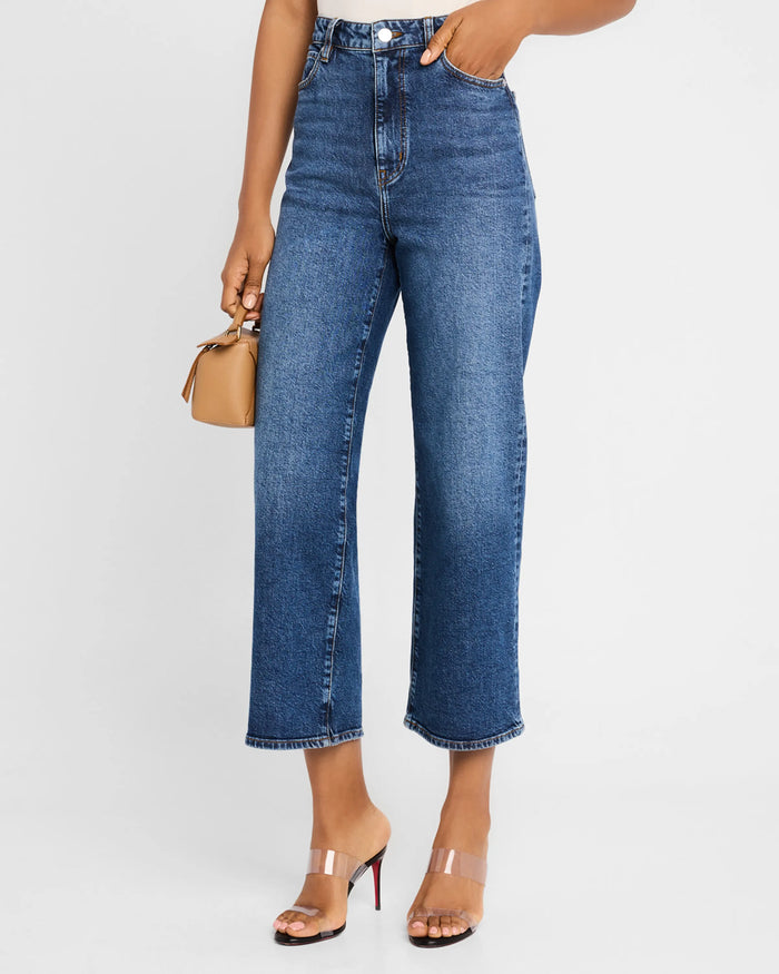 Frame The Wide High Rise Jeans - Rival