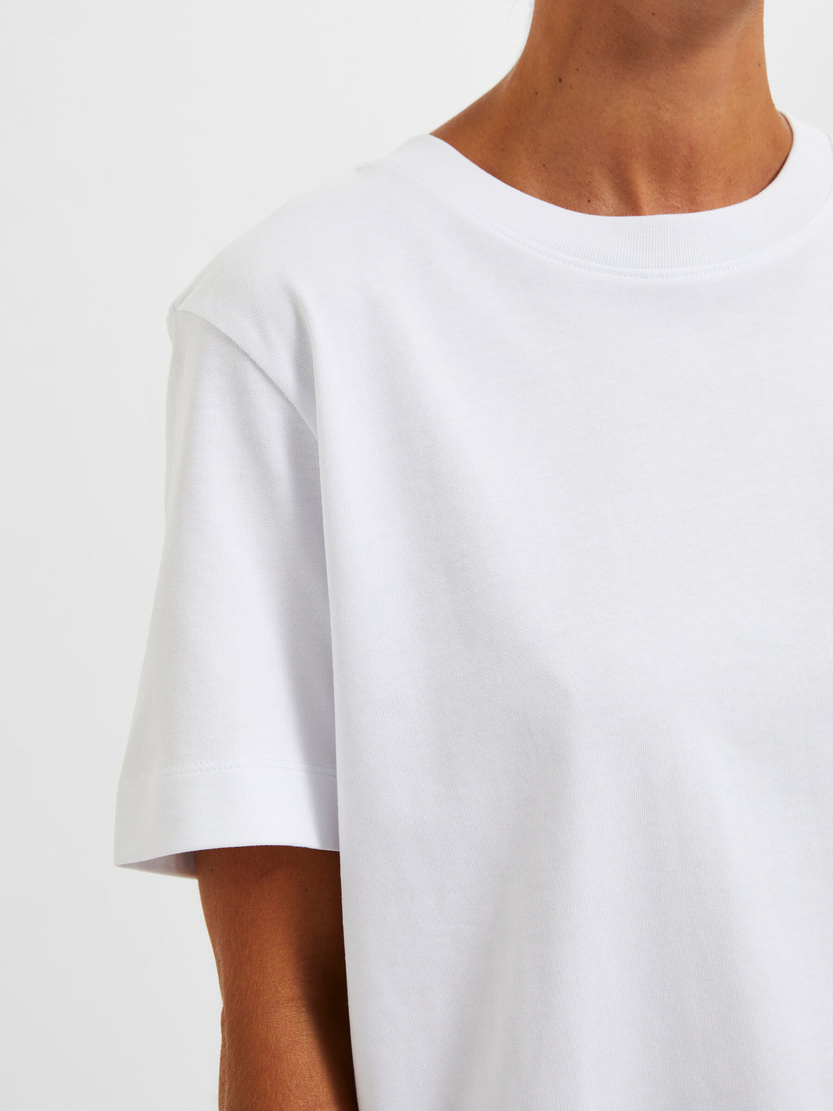 Selected Femme Essentials T-Shirt - Bright White