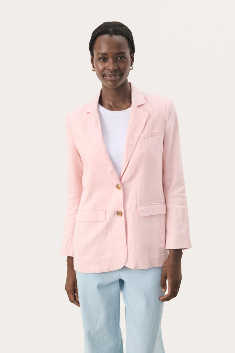 Part Two Nyan Linen Blazer - Lotus