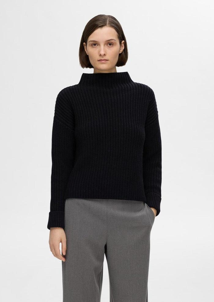 Selected Femme Selma Jumper - Black