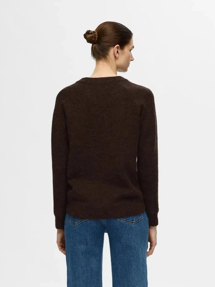 Selected Femme Lulu Jumper - Coffee