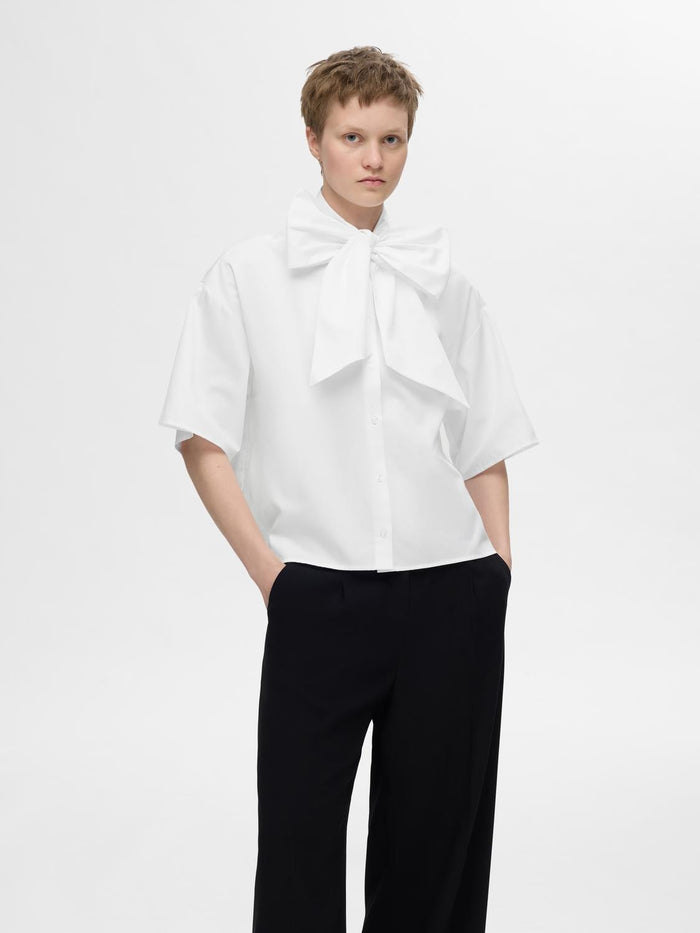 Selected Femme Juno Blouse - White