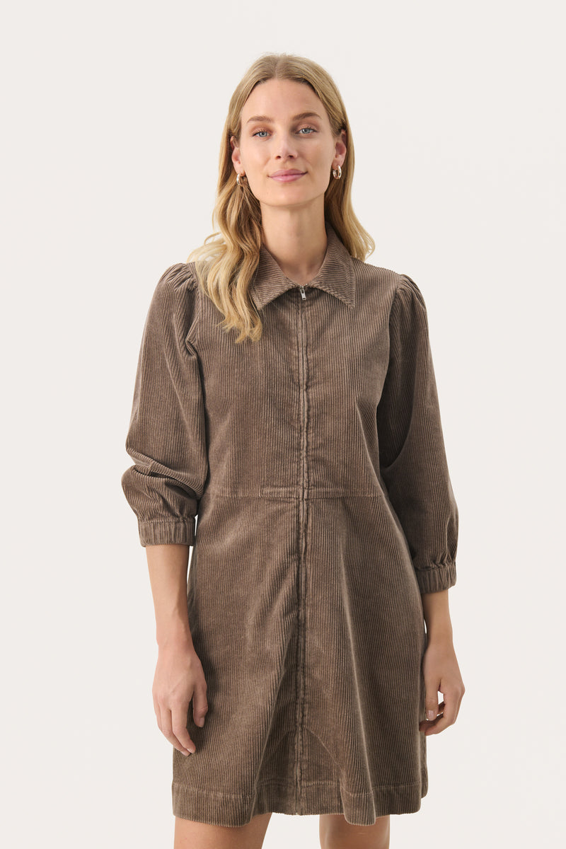 Part Two Eyvor Dress - Walnut