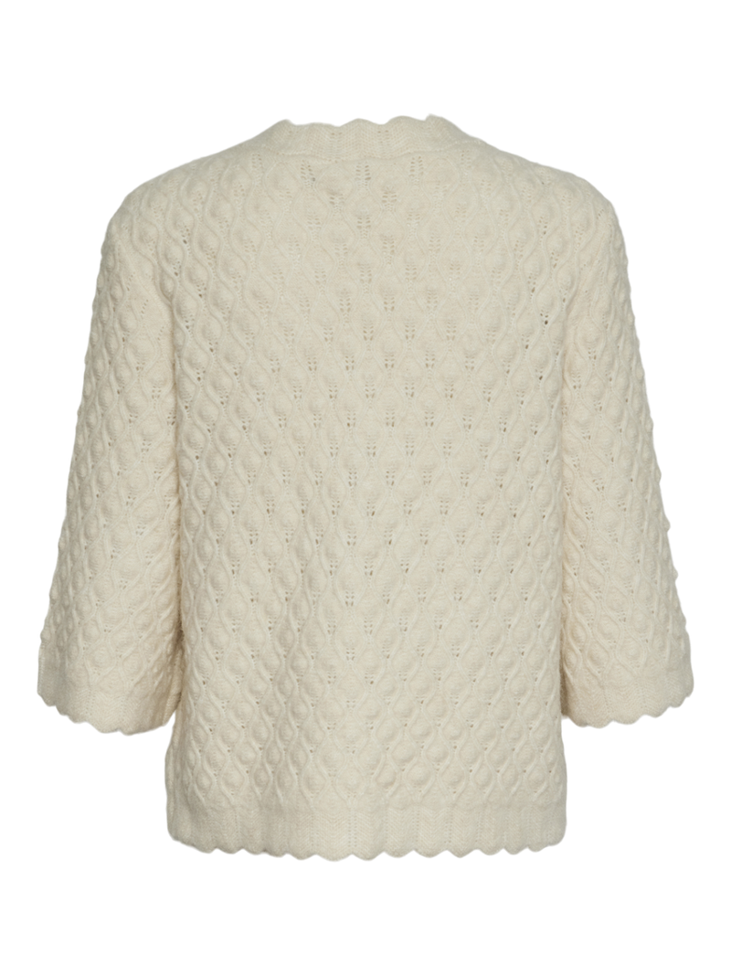 YAS Egsa Bow Cardigan - Birch