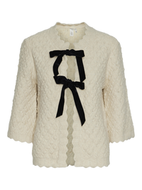 YAS Egsa Bow Cardigan - Birch