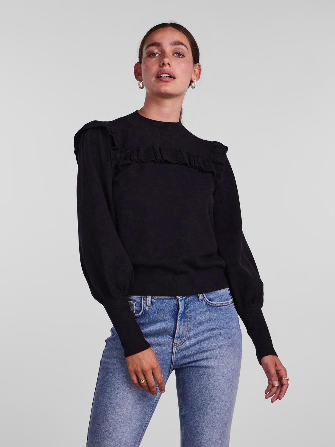 YAS Jum Jumper - Black