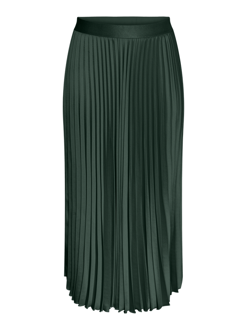 YAS Celine Pleat Skirt - Sycamore