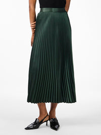 YAS Celine Pleat Skirt - Sycamore