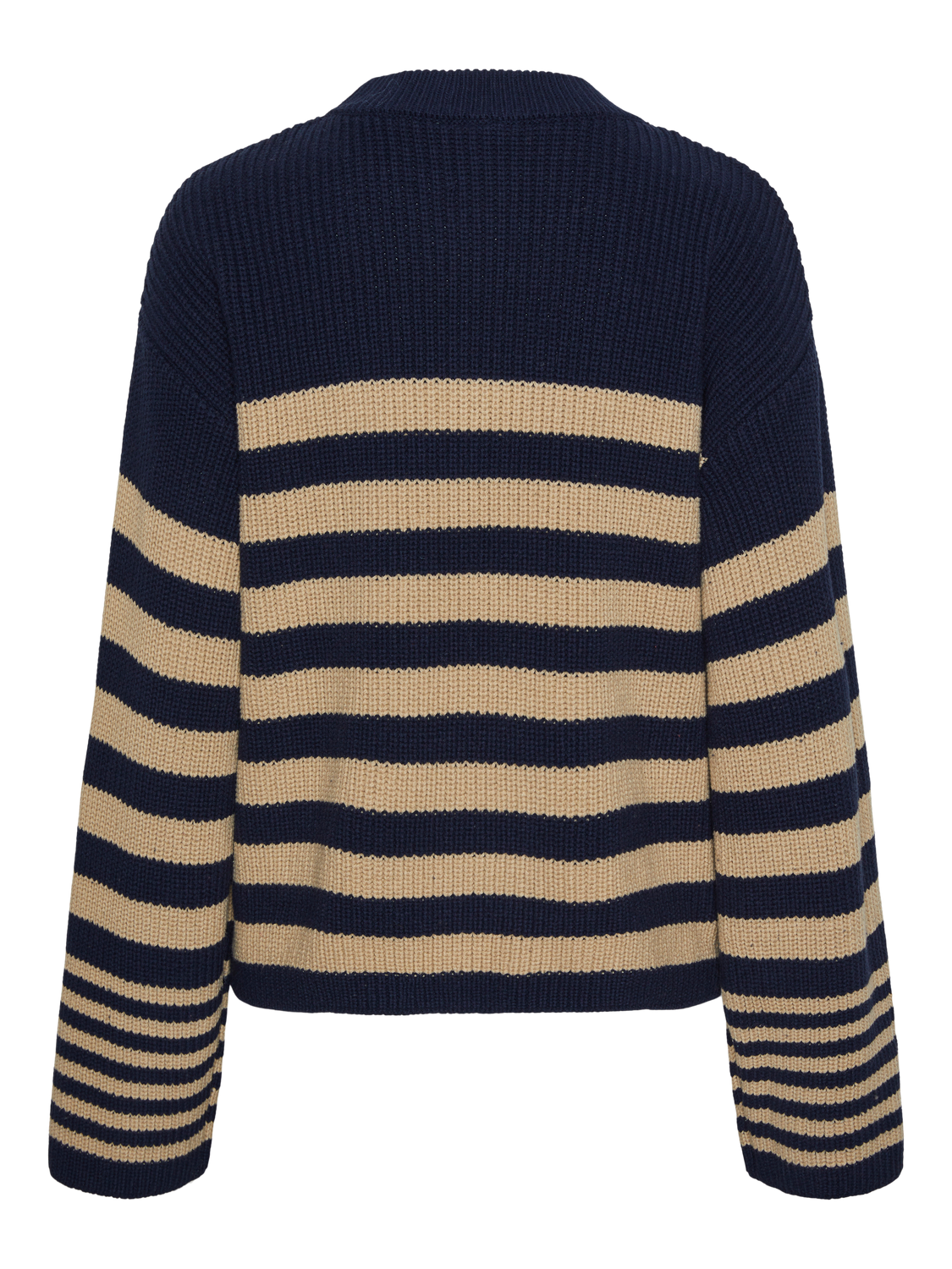 YAS Riga Striped Jumper - Navy