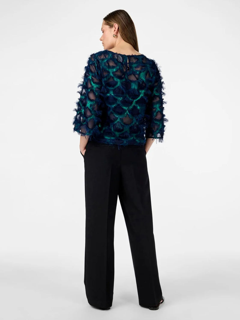 YAS Pazilla Blouse - Navy