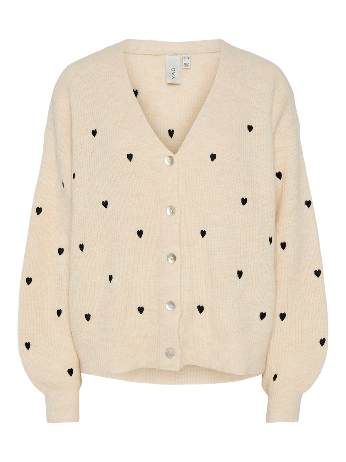 YAS Bow Cardigan - Birch